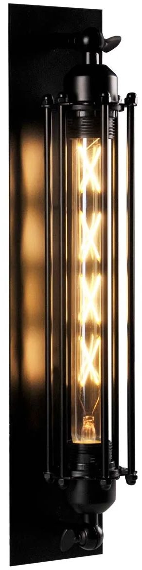 Goldlux Vintage lampada da parete 1x20 W nero 337078