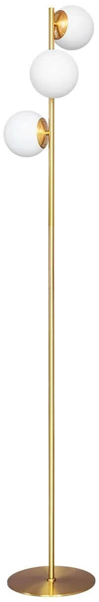 Goldlux Bianca lampada da terra 3x12 W bianco-oro 341662