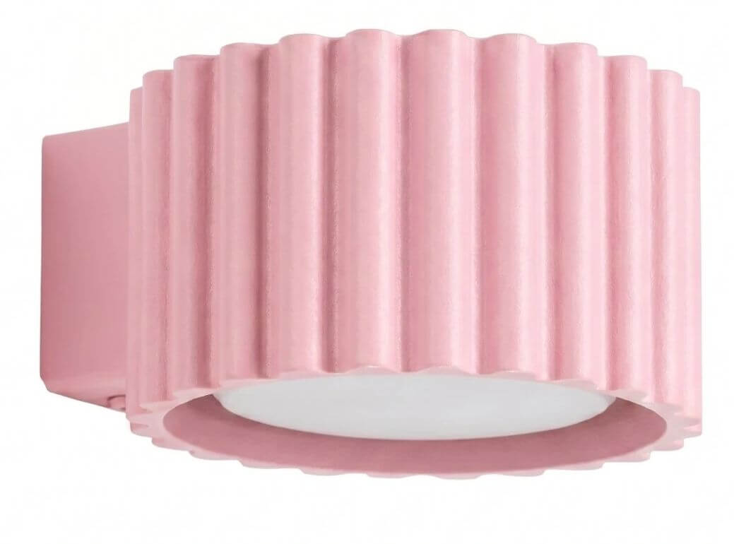 Sollux Lighting Aura lampada da parete 1x8 W rosa SL.2622
