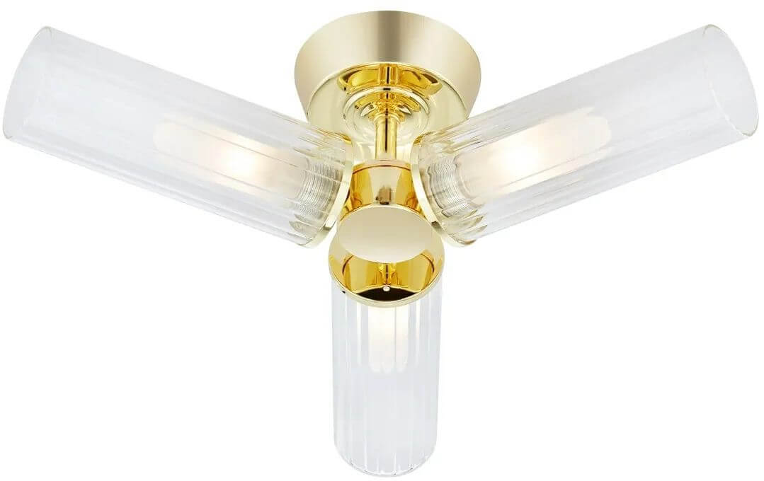 Markslöjd Rimini lampada da soffitto 3x20 W ottone 109238