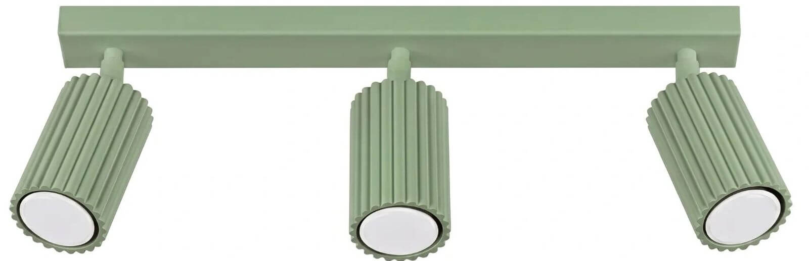 Sollux Lighting Karbon lampada da soffitto 3x10 W verde SL.2352