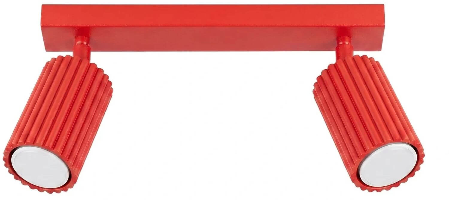 Sollux Lighting Karbon lampada da soffitto 2x10 W rosso SL.2365