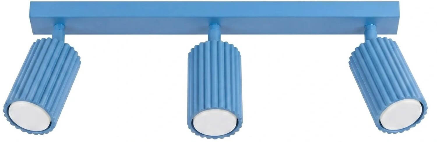 Sollux Lighting Karbon lampada da soffitto 3x10 W blu SL.2380