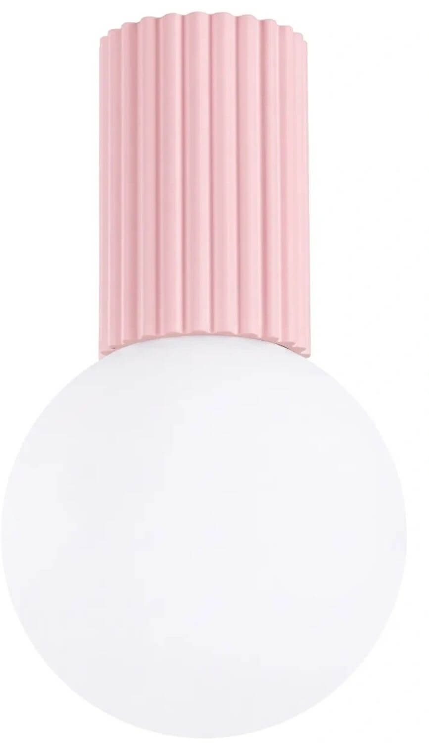 Sollux Lighting Halo lampada da soffitto 1x8 W bianco-rosa SL.2386