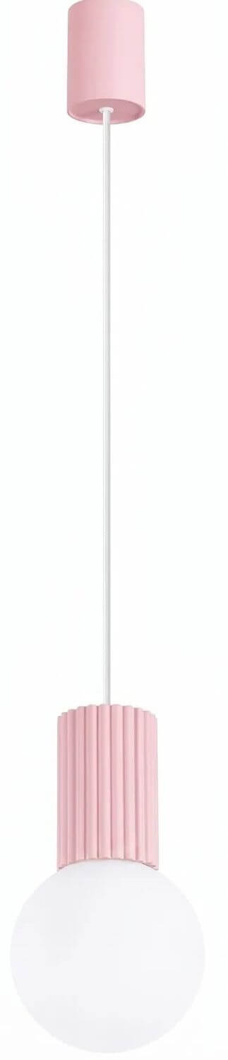 Sollux Lighting Halo lampada sospesa 1x8 W bianco-rosa SL.2387