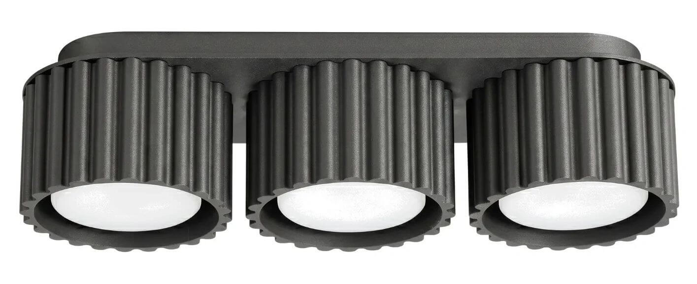 Sollux Lighting Aura lampada da soffitto 3x10 W nero SL.2629