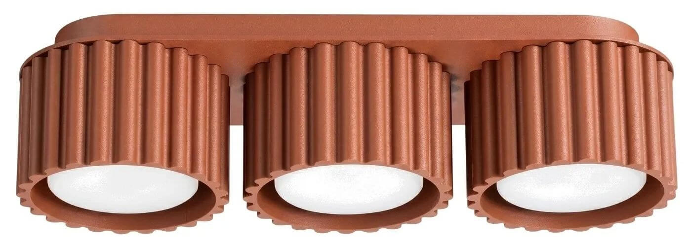 Sollux Lighting Aura lampada da soffitto 3x10 W rosso SL.2632