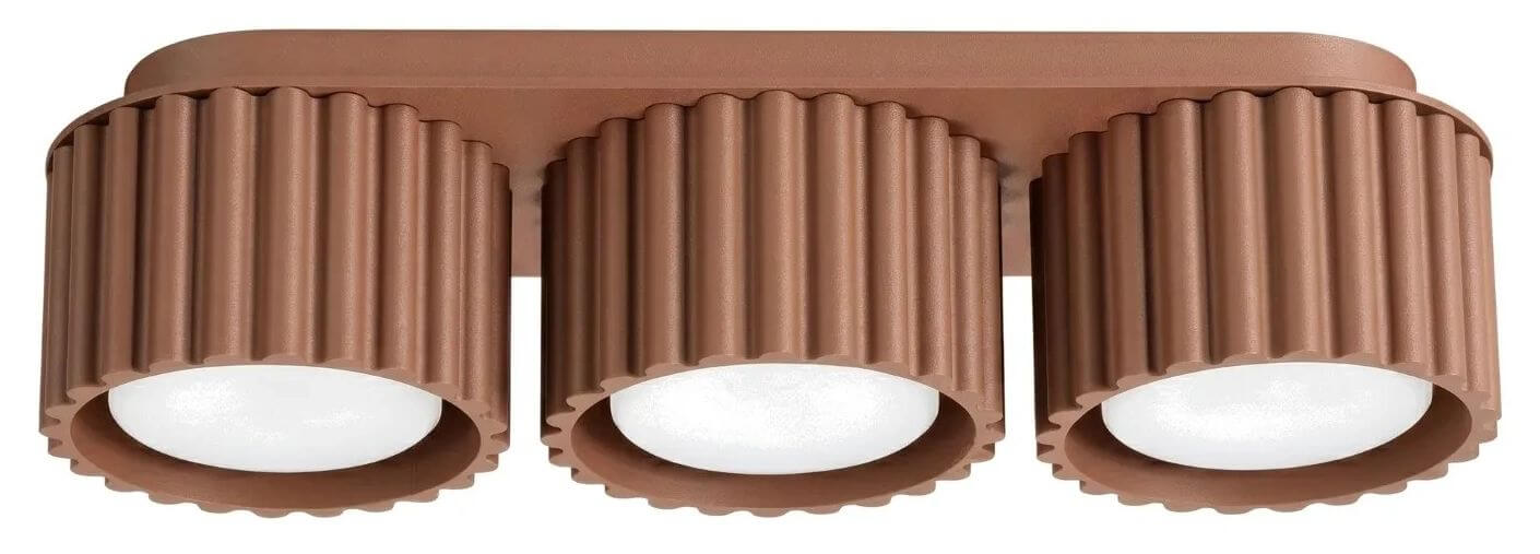 Sollux Lighting Aura lampada da soffitto 3x10 W beige SL.2633