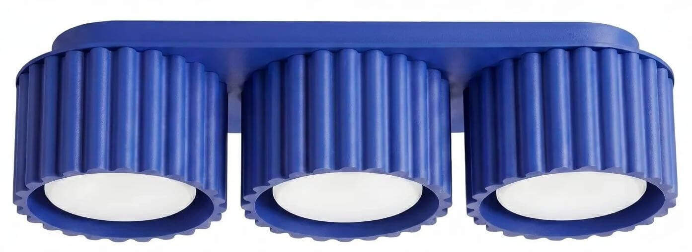 Sollux Lighting Aura lampada da soffitto 3x10 W blu SL.2634