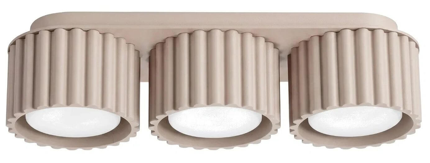 Sollux Lighting Aura lampada da soffitto 3x10 W marrone SL.2635