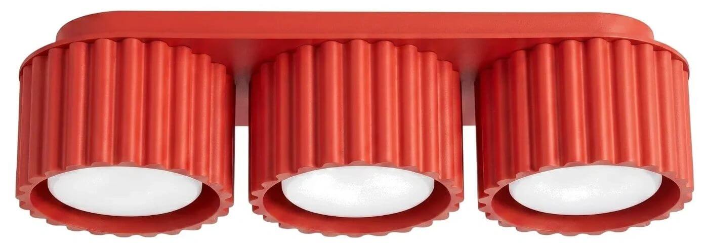 Sollux Lighting Aura lampada da soffitto 3x10 W rosso SL.2641