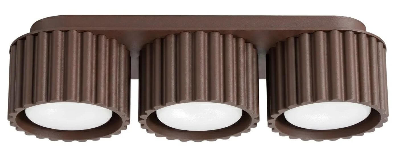 Sollux Lighting Aura lampada da soffitto 3x10 W marrone SL.2642