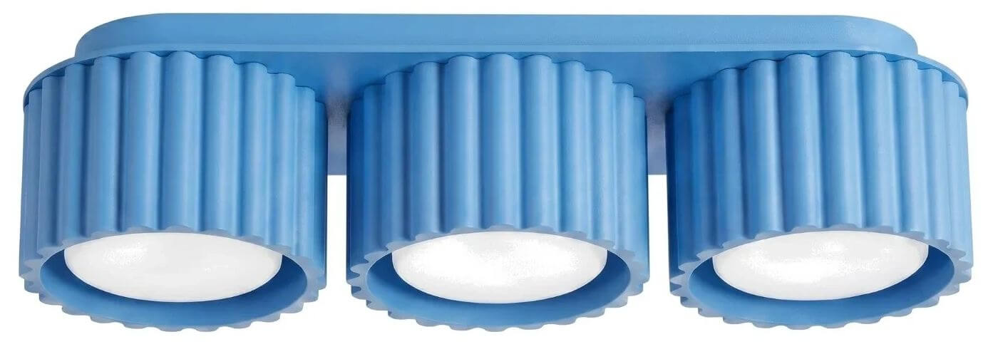 Sollux Lighting Aura lampada da soffitto 3x10 W blu SL.2643