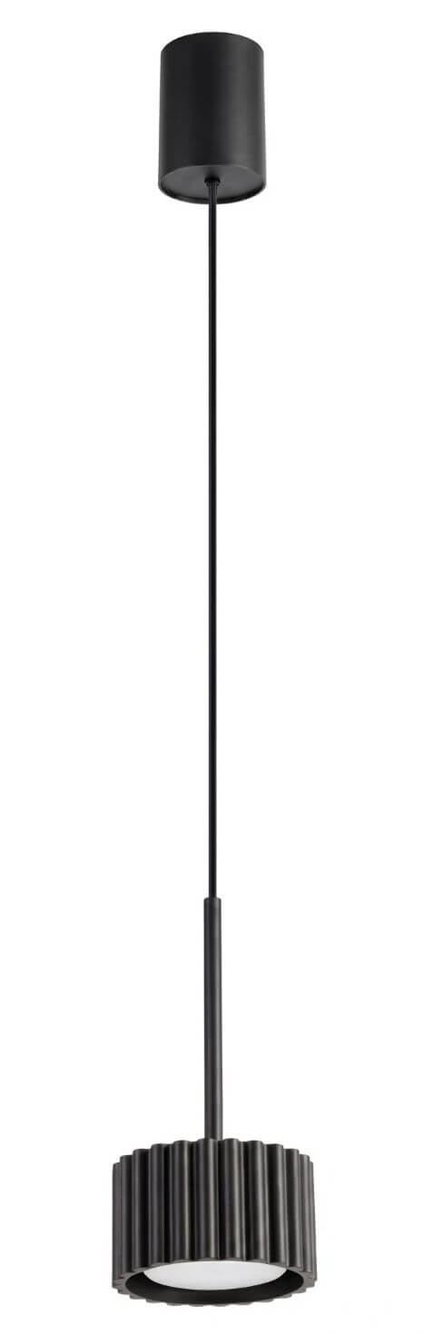 Sollux Lighting Aura lampada sospesa 1x10 W nero SL.2677