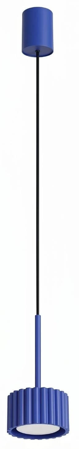 Sollux Lighting Aura lampada sospesa 1x10 W blu SL.2682