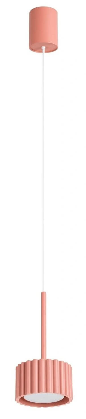 Sollux Lighting Aura lampada sospesa 1x10 W rosa SL.2685