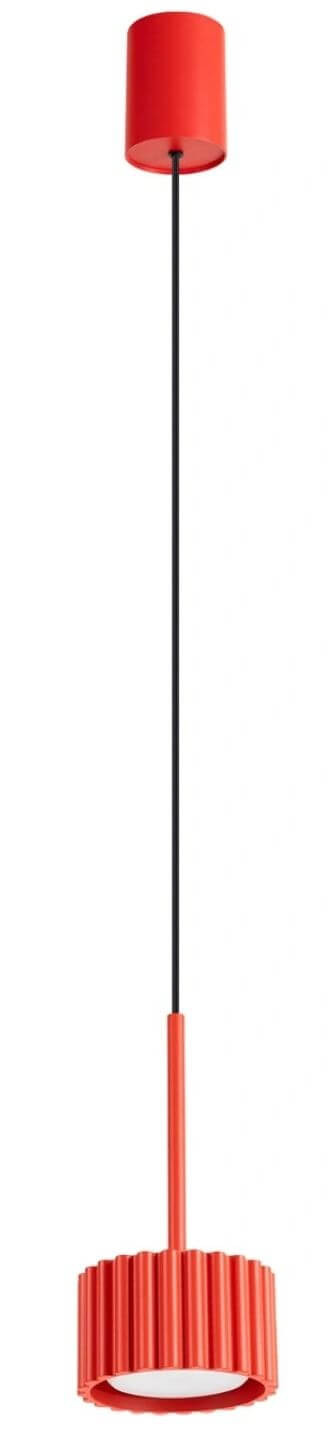 Sollux Lighting Aura lampada sospesa 1x10 W rosso SL.2689