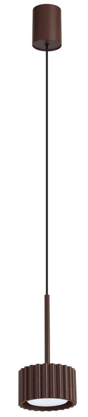 Sollux Lighting Aura lampada sospesa 1x10 W marrone SL.2690