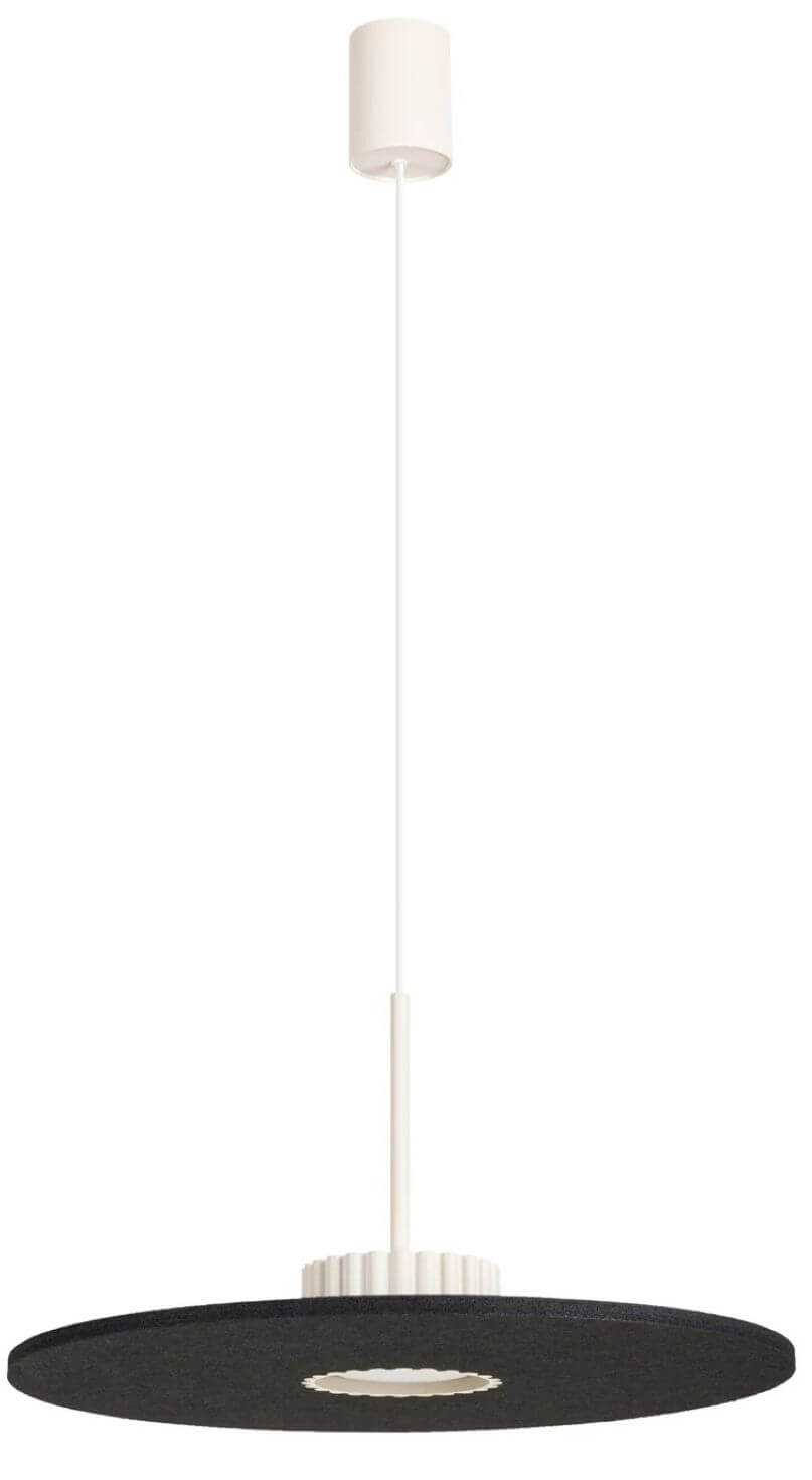 Sollux Lighting Ovo lampada sospesa 1x10 W nero-beige SL.2692