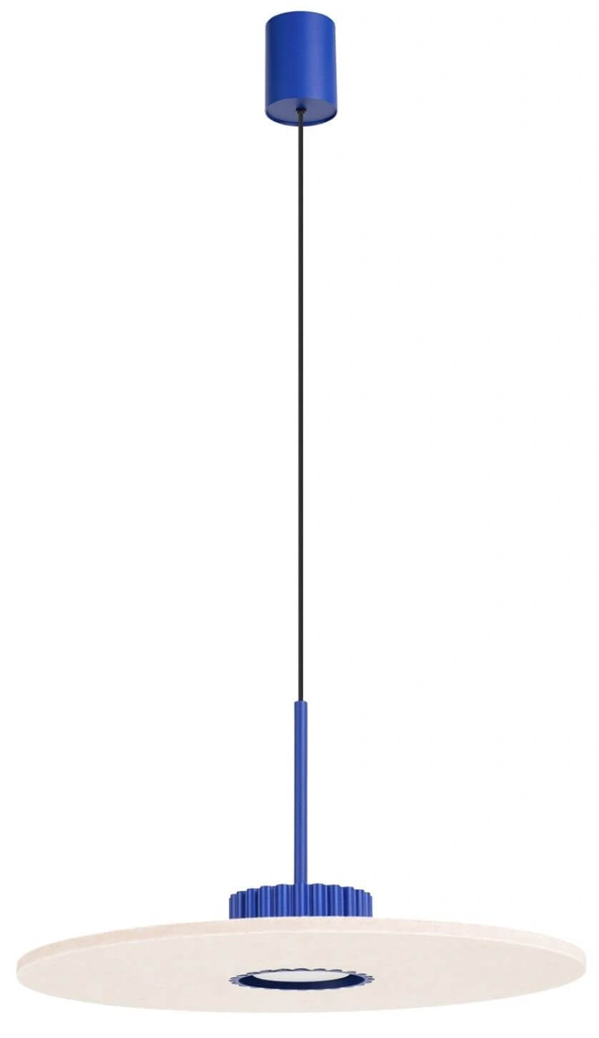Sollux Lighting Ovo lampada sospesa 1x10 W blu-beige SL.2693