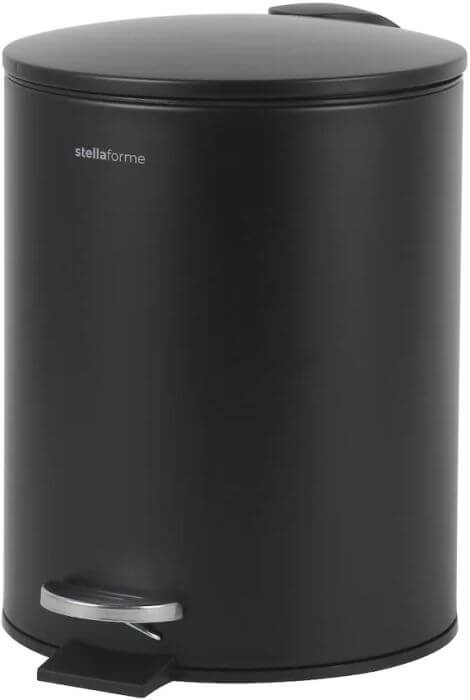 Stella Budget secchio della spazzatura 5 l nero 20.005Y-B