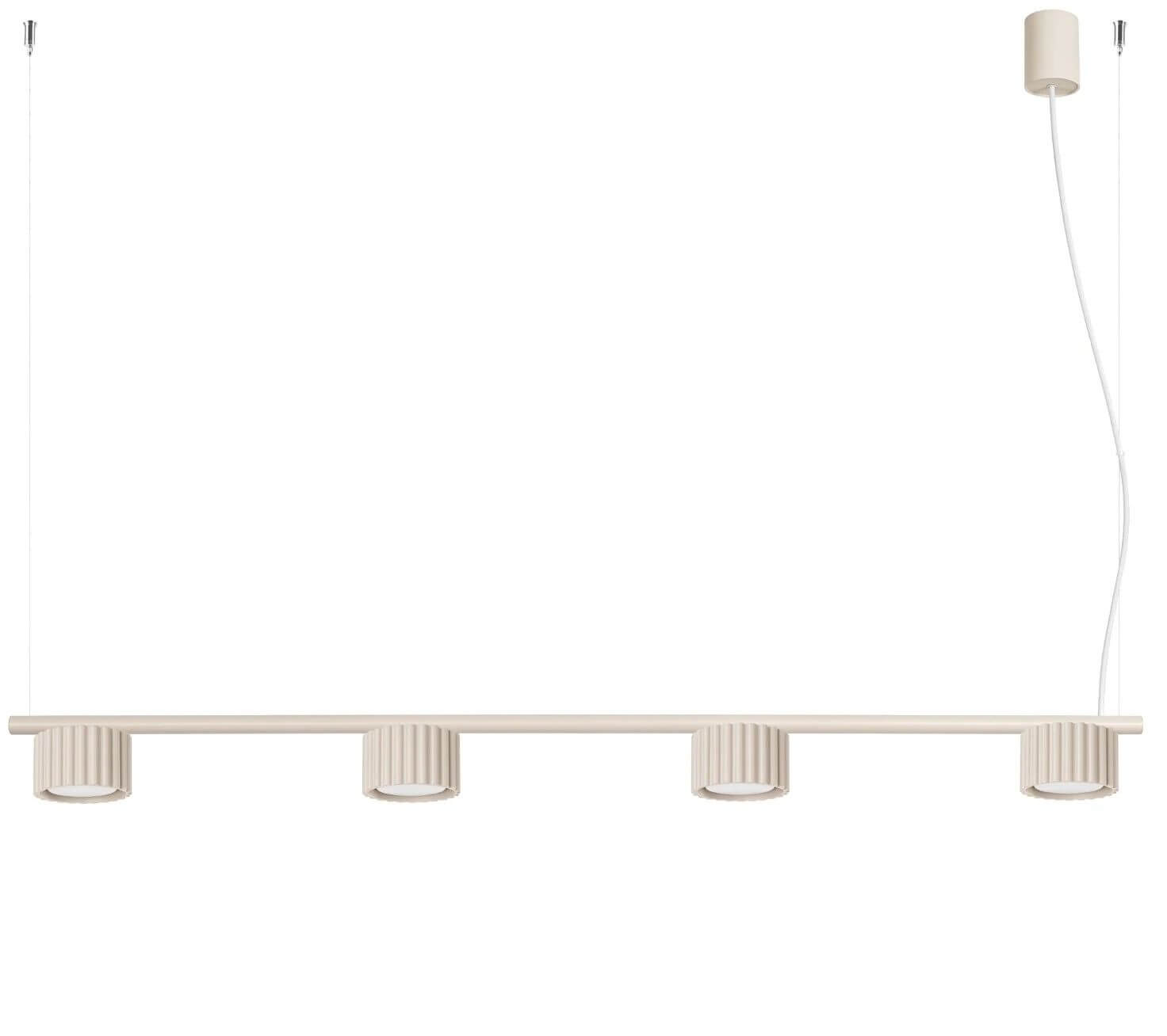 Sollux Lighting Aura lampada sospesa 4x10 W beige SL.2697