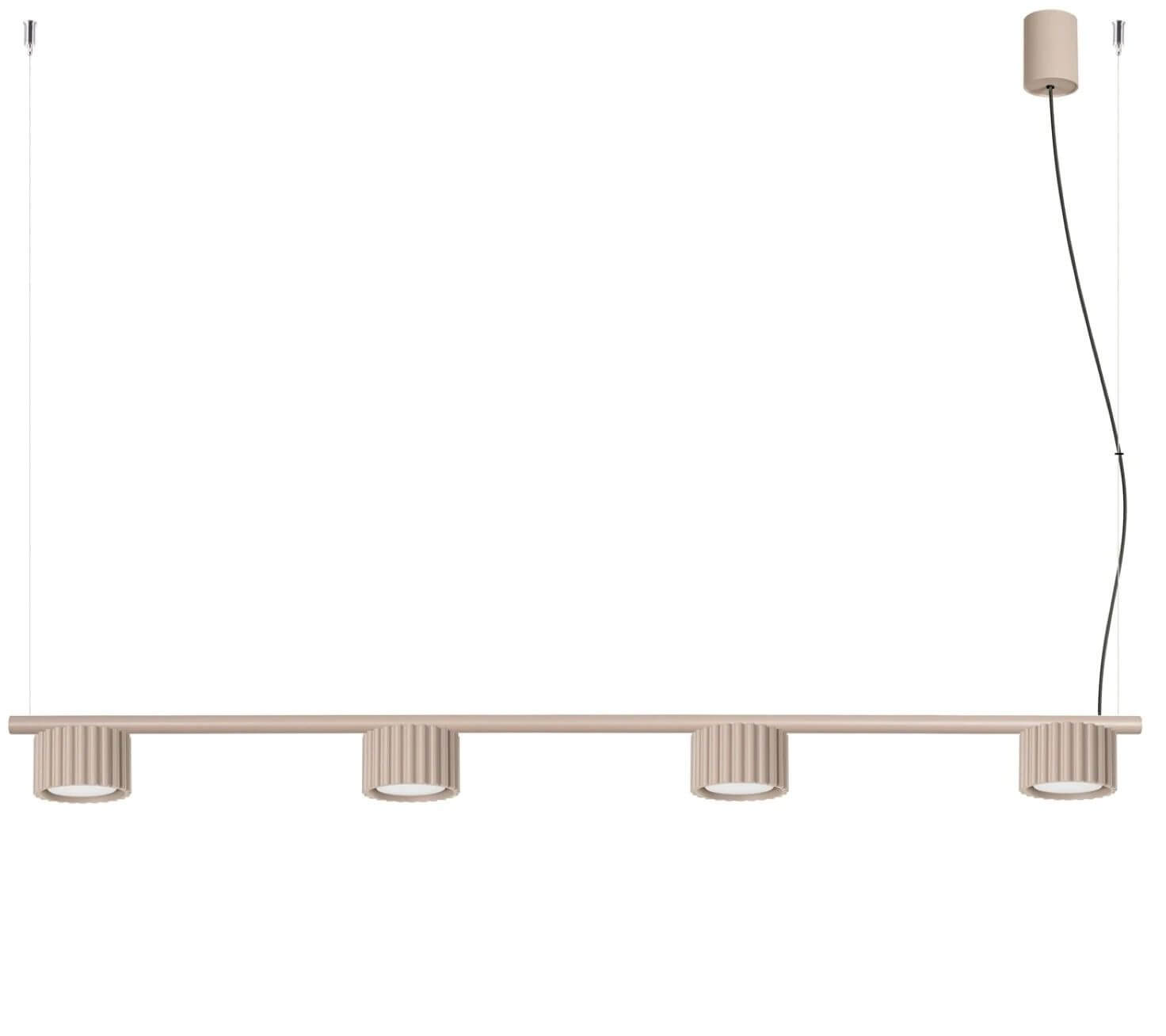 Sollux Lighting Aura lampada sospesa 4x10 W beige SL.2702