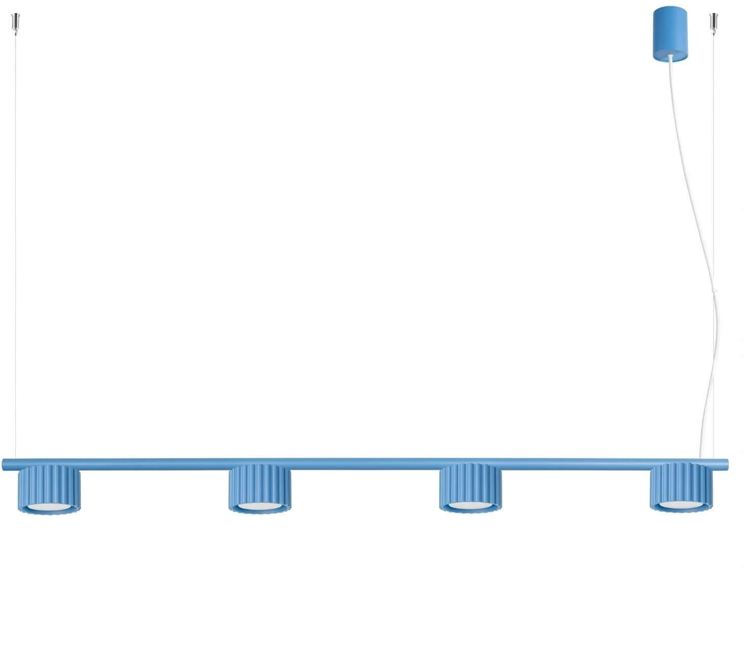 Sollux Lighting Aura lampada sospesa 4x10 W blu SL.2710