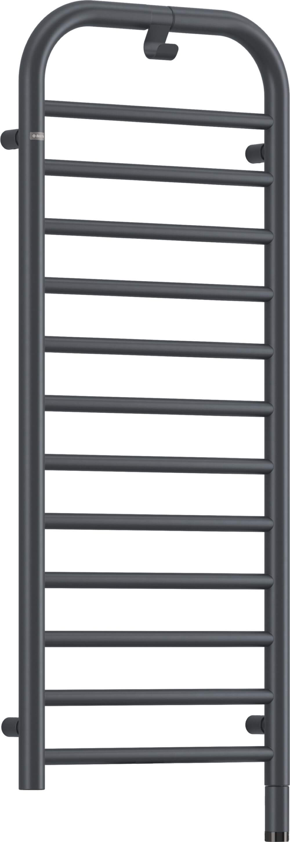Deante Silia radiatore elettrico con riscaldatore 129.5x50 cm grafite AGI_DG41E
