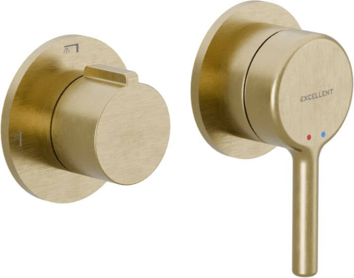 Excellent Pi rubinetto per vasca e doccia da incasso oro AREX.1240.03GB