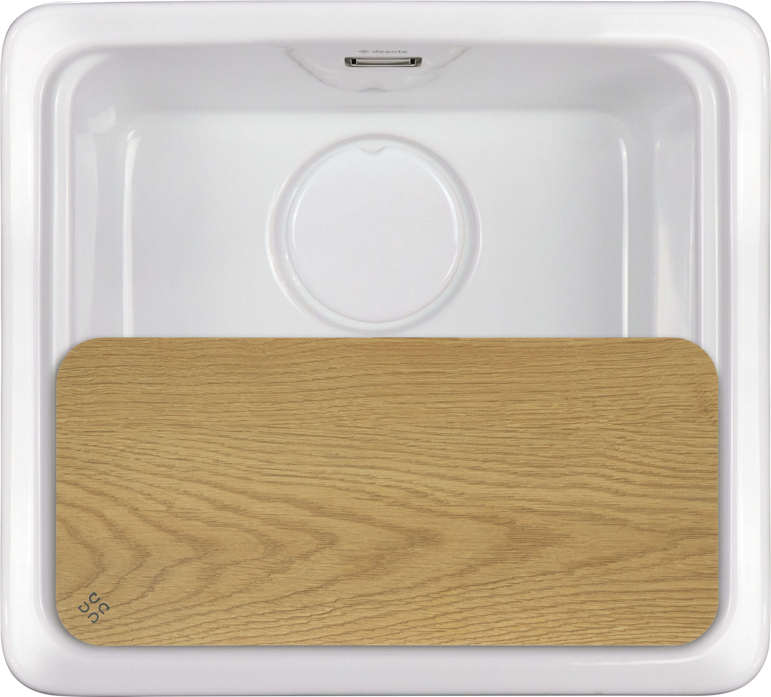 Deante Momi lavello in ceramica 50x45 cm bianco ZCM_610A