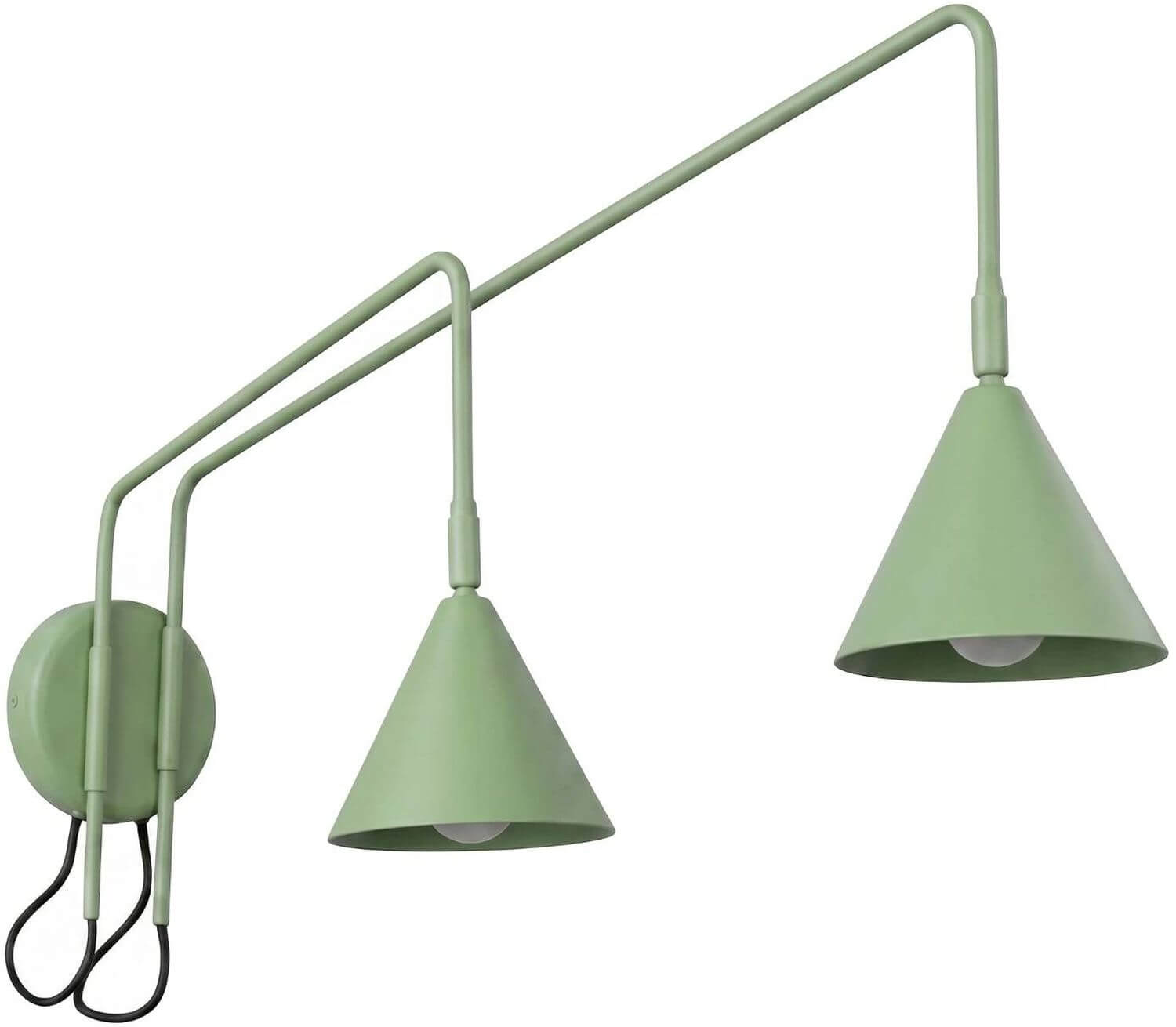 Sollux Lighting Nox lampada da parete 2x10 W verde SL.2516