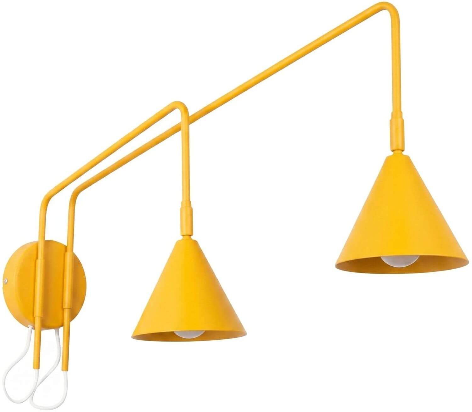 Sollux Lighting Nox lampada da parete 2x10 W giallo SL.2517