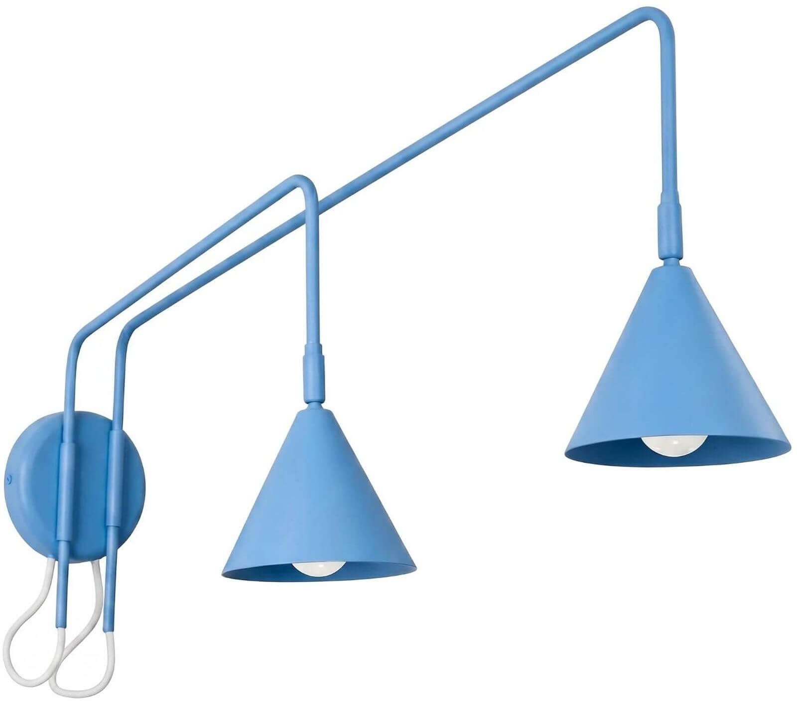 Sollux Lighting Nox lampada da parete 2x10 W blu SL.2520