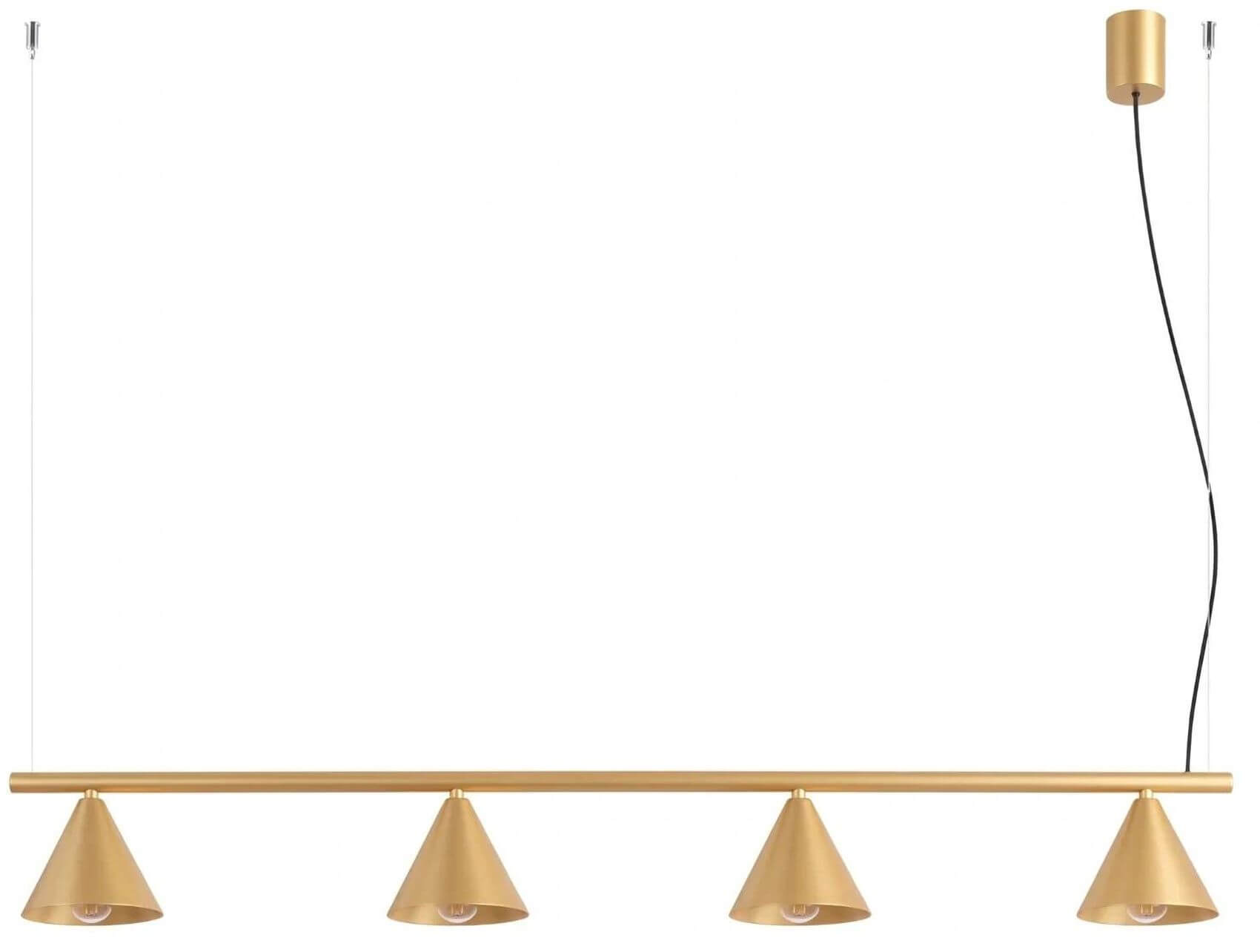 Sollux Lighting Nox lampada sospesa 4x10 W oro SL.2553