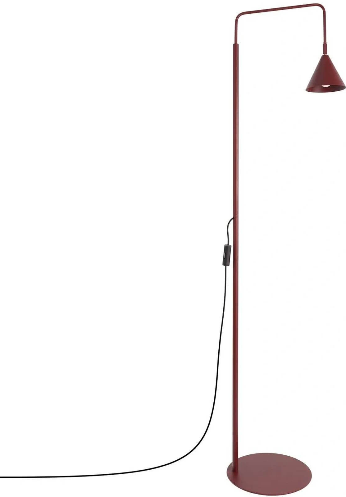 Sollux Lighting Nox lampada da terra 1x10 W borgogna SL.2588