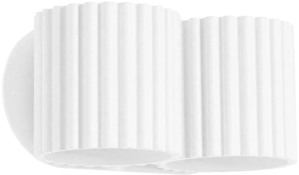 Sollux Lighting Aura lampada da parete 2x8 W bianco SL.2596