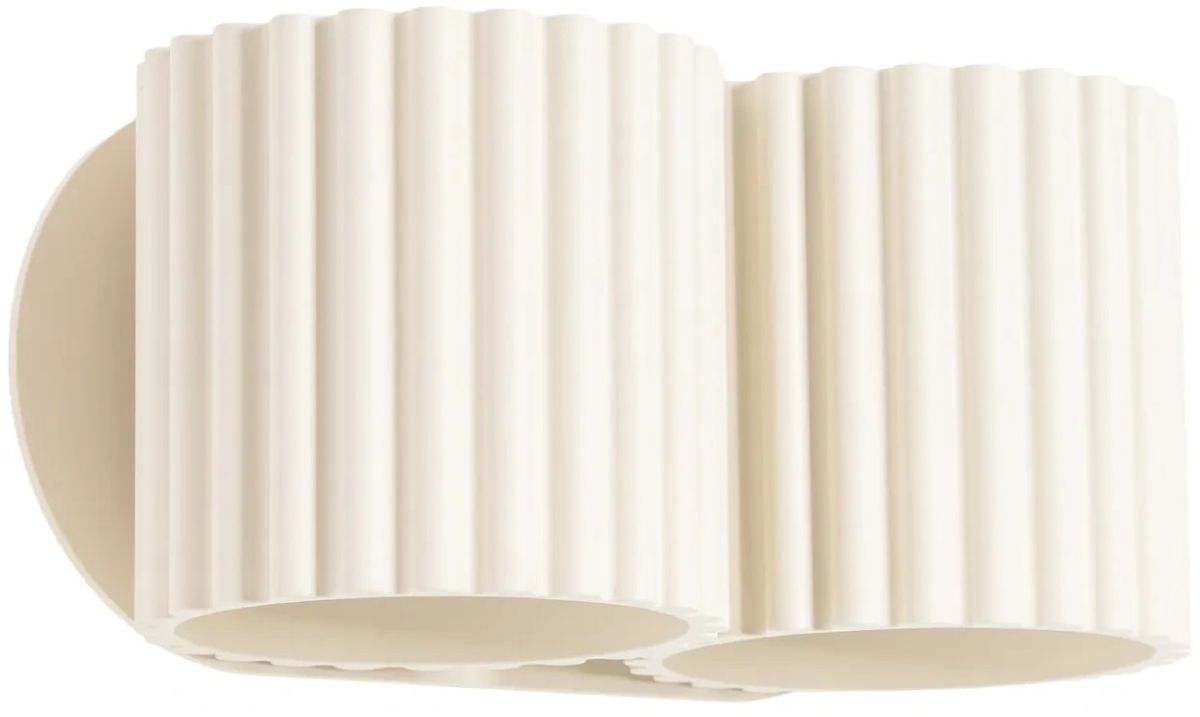 Sollux Lighting Aura lampada da parete 2x8 W beige SL.2598