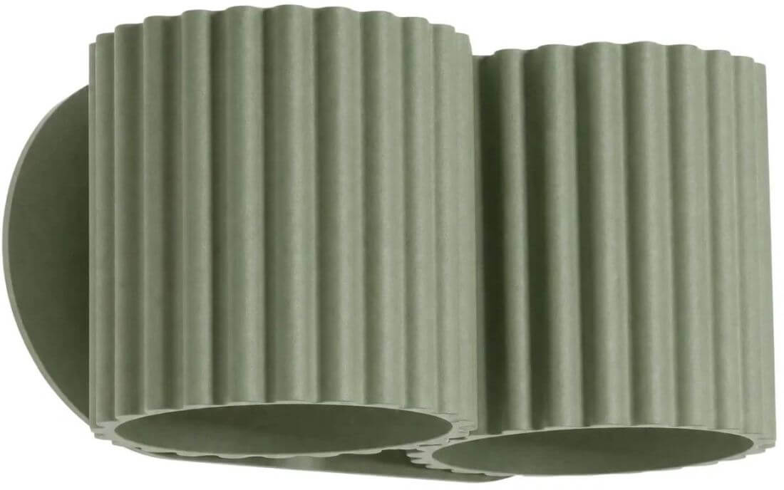 Sollux Lighting Aura lampada da parete 2x8 W verde SL.2599