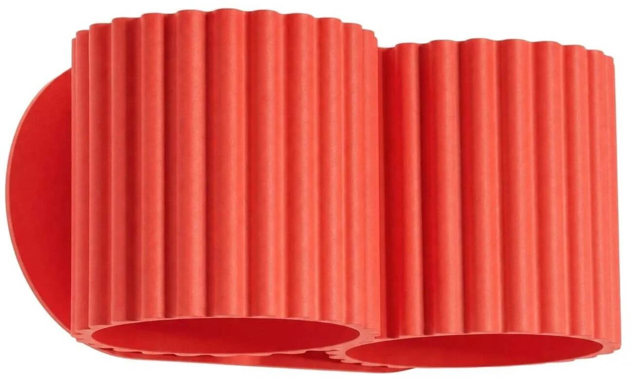 Sollux Lighting Aura lampada da parete 2x8 W rosso SL.2609
