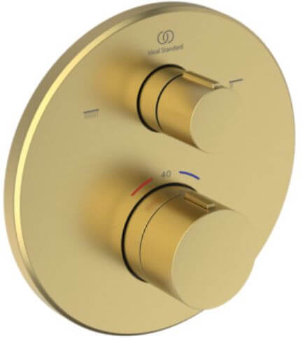 Ideal Standard Ceratherm T100 rubinetto per vasca e doccia da incasso con termostato oro A8584A2