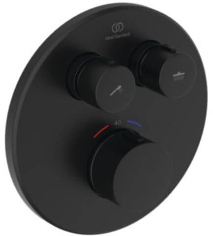 Ideal Standard Ceratherm Navigo rubinetto per doccia da incasso con termostato nero A8579XG