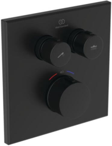 Ideal Standard Ceratherm Navigo rubinetto per doccia da incasso con termostato nero A8581XG