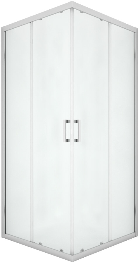 New Trendy New Varia box doccia 80x80 cm quadrato cromo lucida/vetro trasparente K-5143