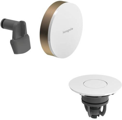 Hansgrohe Exafill sifone per vasca da bagno bianco-oro 58119140