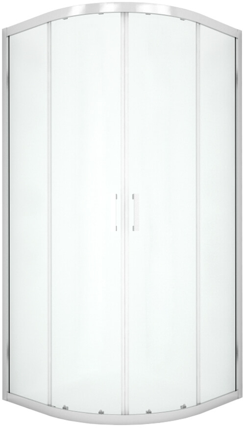 New Trendy New Varia box doccia 90x90 cm semicircolare cromo lucida/vetro trasparente K-5467