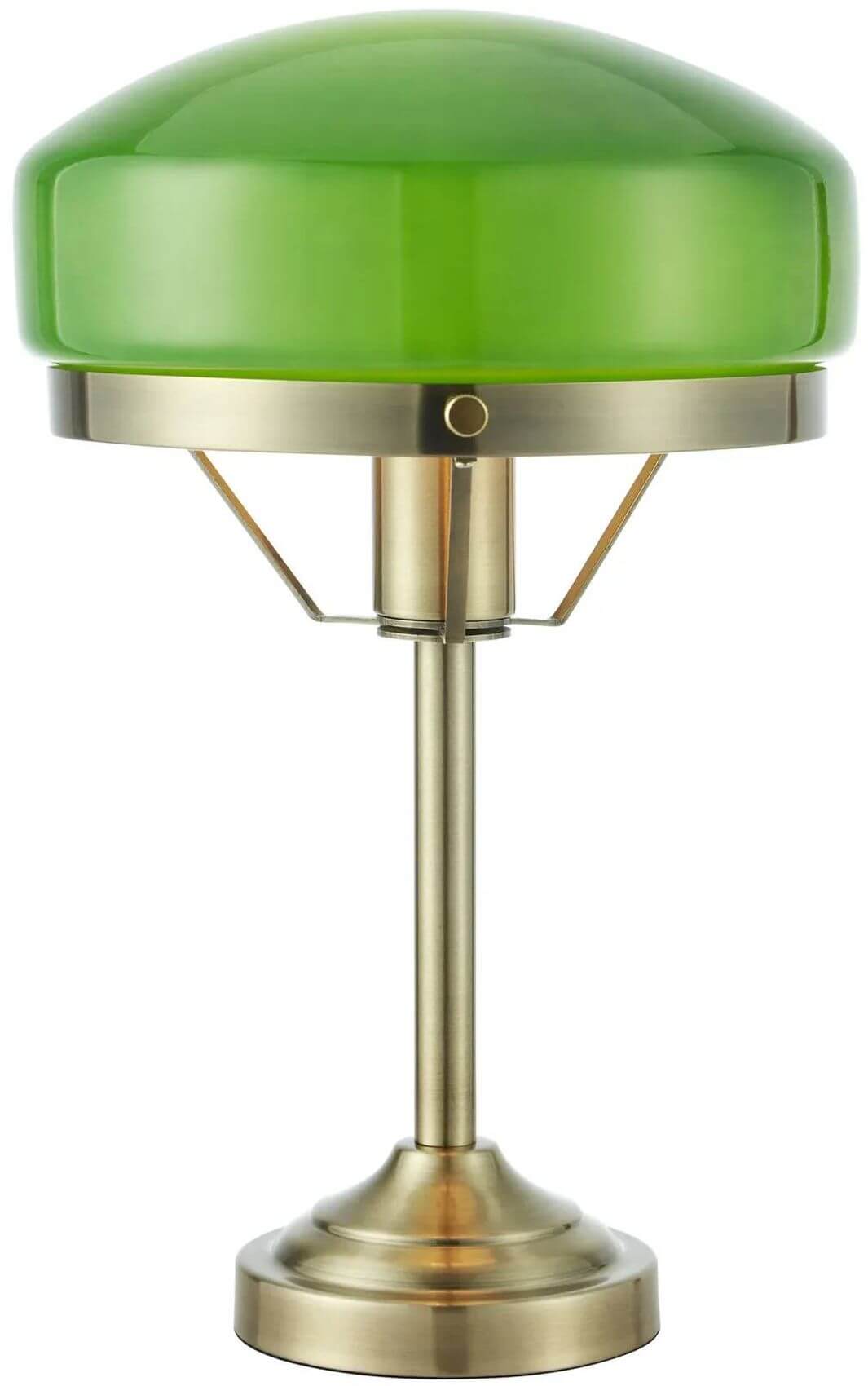 Markslöjd Aurelia lampada da tavolo 1x60 W ottone-verde 109245