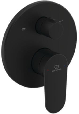 Ideal Standard Cerafine rubinetto per vasca e doccia da incasso nero A8573XG