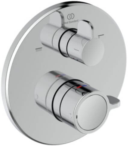 Ideal Standard Ceraplus rubinetto per vasca e doccia da incasso con termostato cromo A8593AA