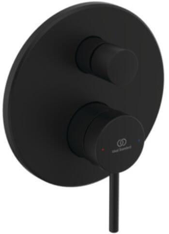 Ideal Standard Ceraline rubinetto per vasca e doccia da incasso nero A8567XG
